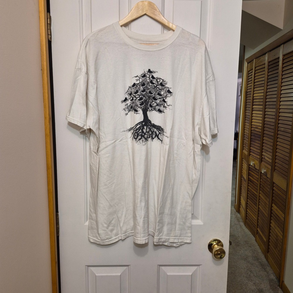 Jordan‎ Mens White Graphic T-Shirt Tree Sneaker Print Jumpman Logo 3XL